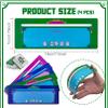 4 Pcs Mahjong Card Guide and Line Finder Reader,Acrylic Card Line Guide Rules Helper Reader, for Mahjong Beginner-Friendly Travel, Parties, Competitions, Game Nights Accessories(Multicolor,Cute) view 2
