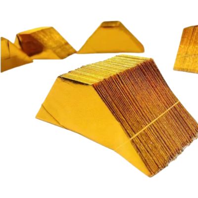 1000 PCS Hell Money for Ancestral WorshipChinese Golden IngotYuan Bao for Hungry Ghost FestivalPraying for Zhaocai Jinbao(Thriving Business)(Size:5.1 x 3.9 inch (13 x 10 cm,Color:Gold Ingot)