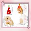 72 Pcs Dog Party Favors Include 24 Mini Stuffed Dog Animals Toys Plush Dog Animals and 24 Foldable Boxes 24 Birthday Hats for Adopt a Dog Party Favors Animal Party Goodie Bag Fillers (Dog Style 1) view 2