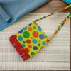 LUOZZY 3pcs Clown Shoulder Bags Colorful Dotted Crossbody Costume Accessories for Halloween Cosplay Kids Women Phone Purse view 4