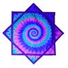 Flow Star (UV Reactive) Beginners Cloth Spinning Easy to Rotate Juggling and Flow Toy Dapo Star R07-style1 Multicolor view 1
