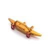 Rc Bumper Compatible with HuangBo ZP1001 ZP1002 ZP1003 ZP1004 1/10 RC Car Upgrade Modification Accessories Parts Metal Front Bumper(Yellow) view 1