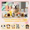 72 Pcs Dog Party Favors Include 24 Mini Stuffed Dog Animals Toys Plush Dog Animals and 24 Foldable Boxes 24 Birthday Hats for Adopt a Dog Party Favors Animal Party Goodie Bag Fillers (Dog Style 2) view 3
