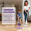 Kids Spray Mop, Educational & Fun Montessori Toddler Cleaning Toy Set, Real Working Mini Mop with Sprayer & Washable Pads, Pretend Play Housekeeping Toy for 3+ Years Old, Gift for Girls & Boys view 2