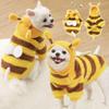 and Winter cat Clothes, Dog Clothes, Teddy Pomeranian, Teddy Bear Plush Toys, Little Kitten, Blue cat pet Clothes (Yellow, XS) view 2
