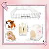 61 Pcs Adopt a Puppy Party Favors Include 20 Mini Stuffed Animals Plush Toy Set 20 Foldable Boxes 20 Birthday Crown Hats and 1 Plastic Fence for Dog Party Favors Animal Party Goodie Bag Fillers view 2