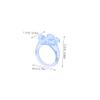 WINOMO 100Pcs Candy Color Resin Finger Rings Random Colors Finger Jewelry Party Accessories Random Color view 2