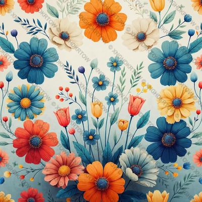 1000 Piece Jigsaw Puzzle Floral with Daisies and Tulips Educational Puzzles Wooden Puzzles Decompression School Supplies Educational Christmas