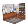 1:6 Scale Background Scene, Simulation of Parking Lot Background, Vehicle Model Showcase for Mini Die-cast Cars, BBQ view 1