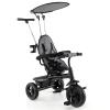 HONEY JOY Tricycle, 7-in-1 Baby Trike w/Adjustable Push Handle, Canopy & Seat, Safety Belt, Kids Bike Stroller w/Storage Basket, Cup Holder, Push Tricycle for Toddlers 9 Months-5 Years (Gray) view 1