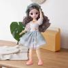 1/6 Doll 3D Animation Eyes 12 Inch Ball Jointed Doll for Kids, Green view 3