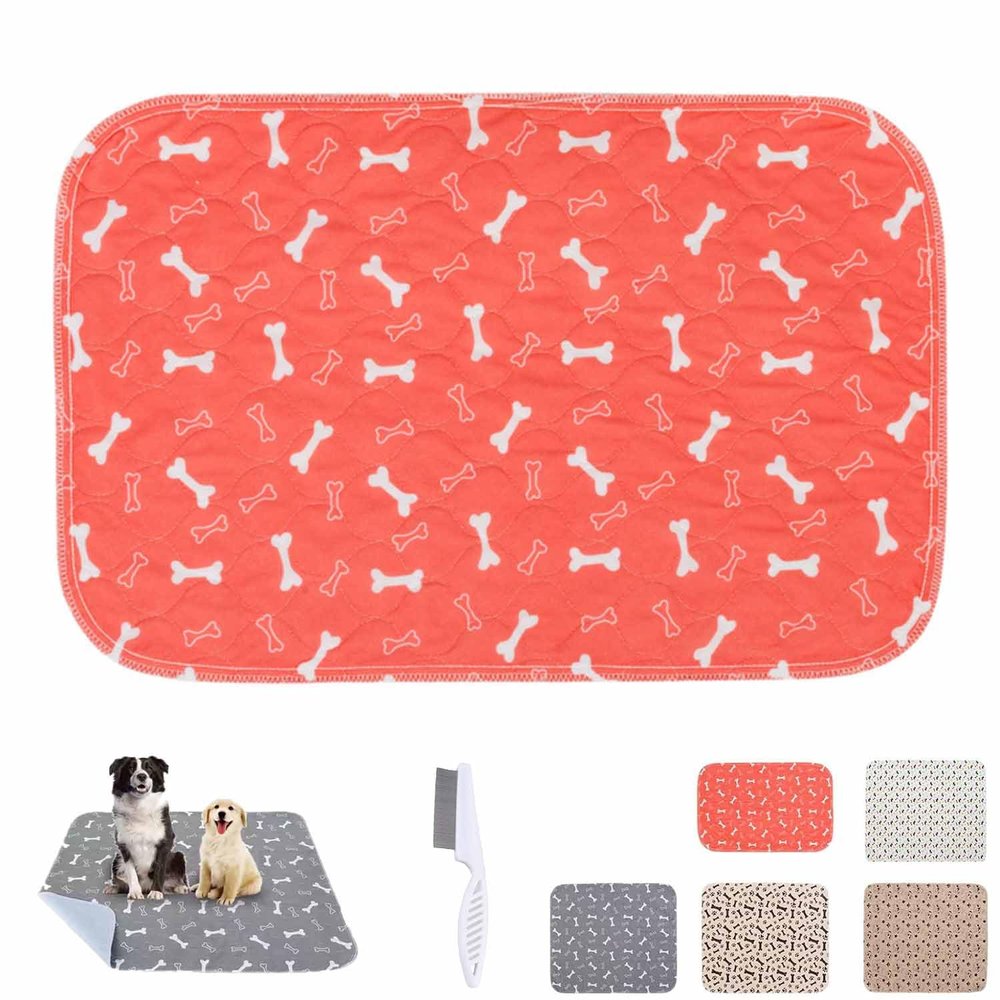 The Last Pee Pad You'll Get, Puppypad Pee Pads, Puppy pad with Pheromones, Washable Pee Pads for Dogs, Easy to Clean & Reuse (Red, S)