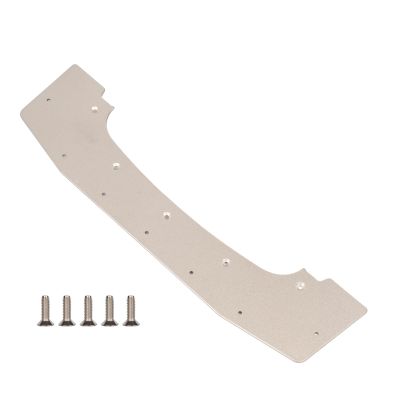 2.5MM Thick Titanium TC4 Alloy Front Splitter for ARRMA 6S 1/7 Infraction BLX,Plate Protective for ARRMA 6s 1/7 Infraction,Titanium TC4 Alloy Upgrade Part for RC Car Replace of ARA320520