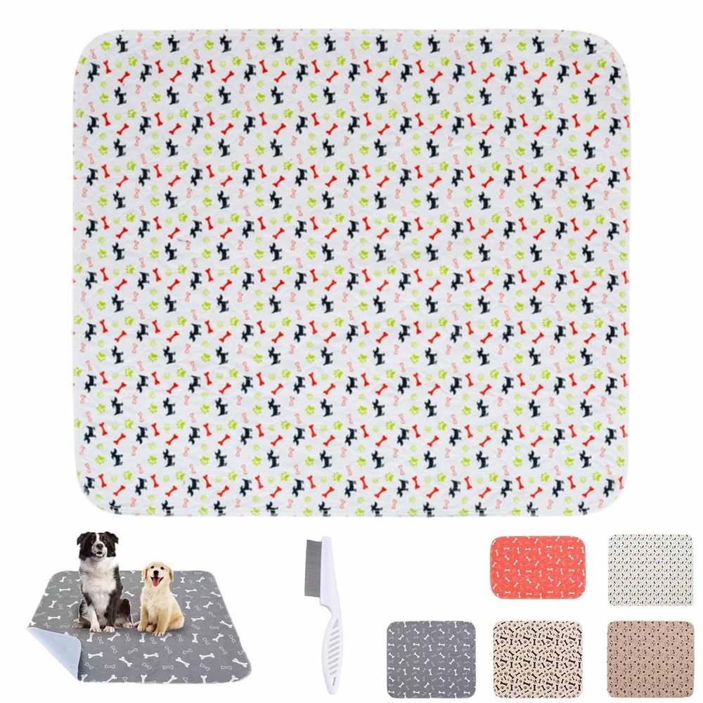 The Last Pee Pad You'll Get, Puppypad Pee Pads, Puppy pad with Pheromones, Washable Pee Pads for Dogs, Easy to Clean & Reuse (White, S)