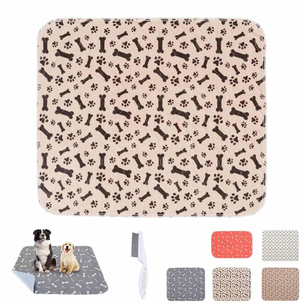 The Last Pee Pad You'll Get, Puppypad Pee Pads, Puppy pad with Pheromones, Washable Pee Pads for Dogs, Easy to Clean & Reuse (Brown1, S)