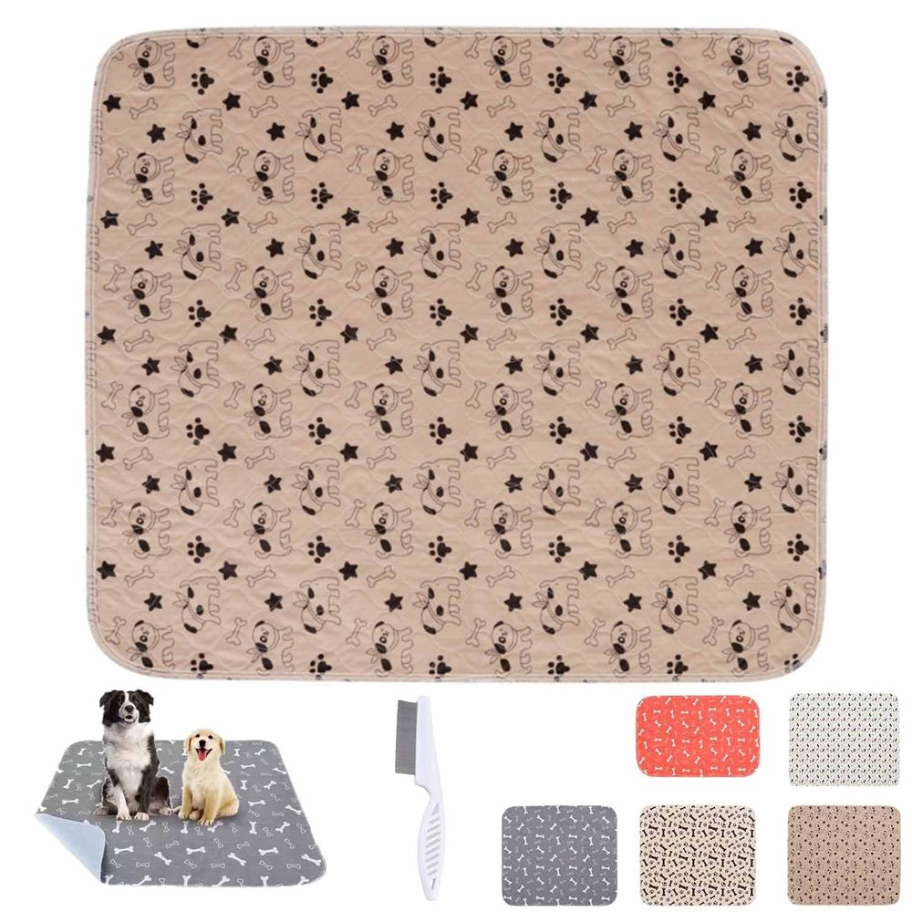 The Last Pee Pad You'll Get, Puppypad Pee Pads, Puppy pad with Pheromones, Washable Pee Pads for Dogs, Easy to Clean & Reuse (Brown2, L)
