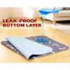 The Last Pee Pad You'll Get, Puppypad Pee Pads, Puppy pad with Pheromones, Washable Pee Pads for Dogs, Easy to Clean & Reuse (Brown2, L) view 3