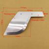 RC Hydroplane Angle Turn Fin 177x118mm Single Fin CNC Spare Part for Gasoline Nitro RC Hydro Speed Shrimp Boat H/O Boat view 2