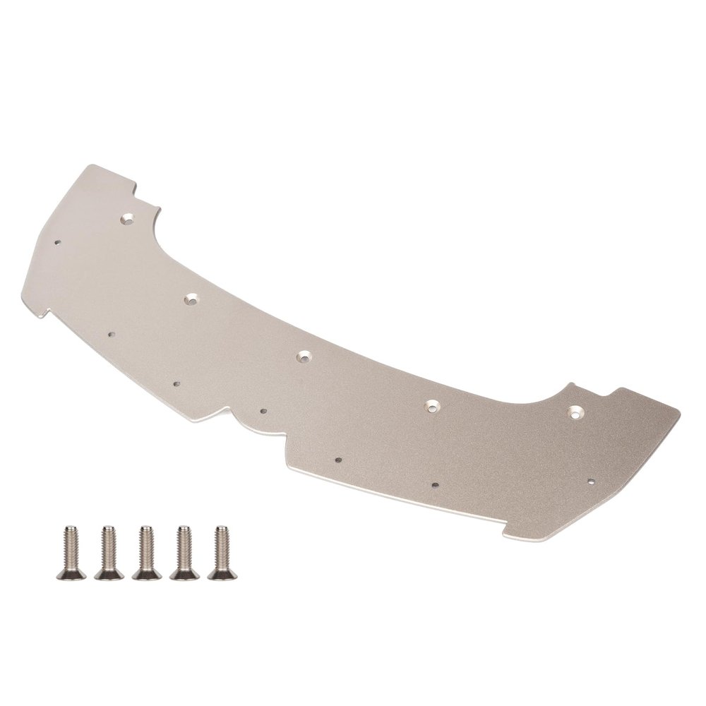 2.5MM Thick Titanium TC4 Alloy Front Splitter for ARRMA 6S 1/7 Limitless F1 V1 Limitless F1 V2,Plate Protective for ARRMA Limitless F1, Titanium TC4 Alloy Upgrade Part for RC Car Replace of ARA320718