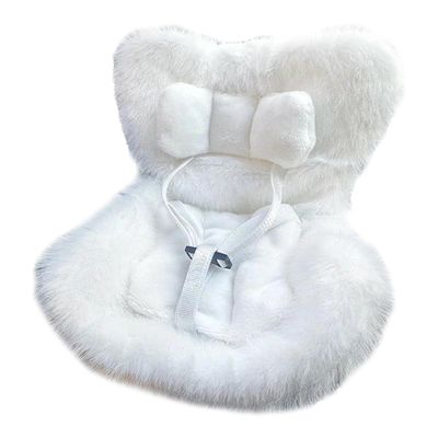 3.9-inch (10 cm) Plush Car Seat White Sewing Clothing Kigurumi Accessories Motivational Geek Seeking Doll Mascot Kpopdoll Costume