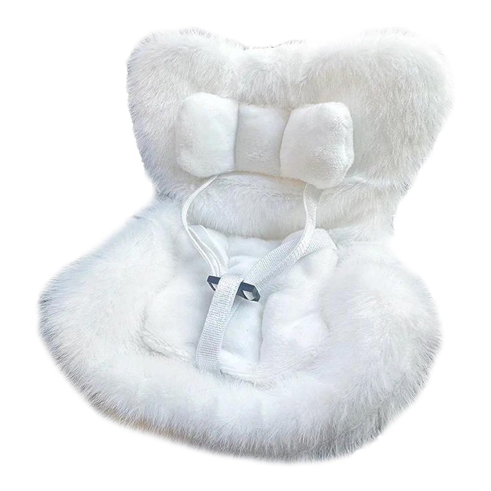3.9-inch (10 cm) Plush Car Seat White Sewing Clothing Kigurumi Accessories Motivational Geek Seeking Doll Mascot Kpopdoll Costume