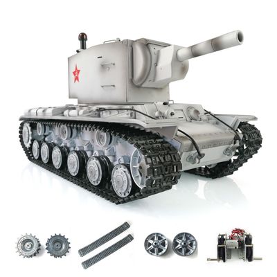 TOUCAN RC HOBBY 1/16 Henglong 7.0 Upgraded Soviet KV-2 RTR RC Tank Gigant 3949 360 Turret for Age 14+