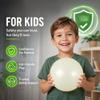 Hiboom 1 Pcs Glow in The Dark Kickballs Dodgeballs, 8.5"/10"/6", 8.5 Inch view 3