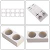12 Slot Coin Collection Storage Box Protective Cardboard Holders White Paper Capsules Fits 17.5mm To 40Mm Folded Design Secure Case For Home Organization Display(27.5mm) view 3