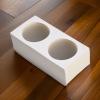 12 Slot Coin Collection Storage Box Protective Cardboard Holders White Paper Capsules Fits 17.5mm To 40Mm Folded Design Secure Case For Home Organization Display(27.5mm) view 4
