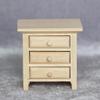 1:12 Dollhouse Bedroom Furniture Miniature Wood Bedside view 2