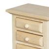 1:12 Dollhouse Bedroom Furniture Miniature Wood Bedside view 3