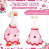 AmazingSpark 1 Set Valentine's Day Mini Desk Goose 7 Inch Magnetic Goose Statue Key Holder Red Romantic Valentine Clothes for Magnetic Duck Statue Table Desk Key Holder Decor (Pink,Envelope) view 2