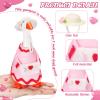 AmazingSpark 1 Set Valentine's Day Mini Desk Goose 7 Inch Magnetic Goose Statue Key Holder Red Romantic Valentine Clothes for Magnetic Duck Statue Table Desk Key Holder Decor (Pink,Envelope) view 3
