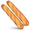 2 PCS Fake Bread,13.5 Inch Artificial Loaf Bread Realistic Fake Food for Home Kitchen Restaurant Bakery Decoration Photography Prop view 1