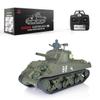 TOUCAN RC HOBBY 1/16 2.4G Henglong 7.0 Plastic M4A3 Sherman RTR RC Tank Model 3898 Barrel Recoil for Age 14+ view 1