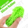 MORFUM Super Soft Silicone Rubber Inserts fit for 68-72mm*24-27mm 1.3" Tires, RC Tire Inserts for TRX4M SCX24 1/18 1/24 Crawler Tire, Replacement of Sponge Foams 4pcs (Fluorescent Green) view 4