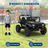 24V Kids Electric Ride On Car with 4 x 45W Powerful Motors, Parent Remote Control & Manual Driving, Safety Speed 3-5 MPH, MP3 Player, Smooth Start, for Ages 3-8, Black view 2
