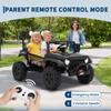 24V Kids Electric Ride On Car with 4 x 45W Powerful Motors, Parent Remote Control & Manual Driving, Safety Speed 3-5 MPH, MP3 Player, Smooth Start, for Ages 3-8, Black view 4