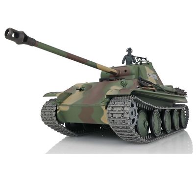 TOUCAN RC HOBBY 1/16 Henglong 7.0 Upgraded German Panther G RTR RC Tank 3879 W/ 360 Turret for Age 14+