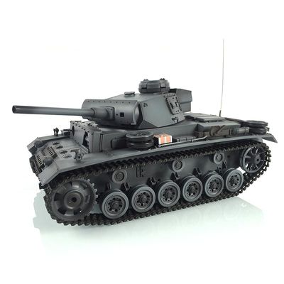 TOUCAN RC HOBBY 1/16 Henglong Gray 7.0 FPV Customized Panzer III L RTR RC Tank 3848 Metal Wheels for Age 14+