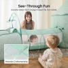 Tiny Land 3-in-1 Kids Play Tunnel with Ball Pit & Tent, Pop Up Crawl Tunnel for Toddlers, Indoor & Outdoor Baby Play Tunnel, Foldable Crawling Tunnel Toy, Gift for 2 Year Old Girl & Boy, Green view 4