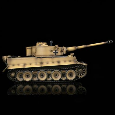 TOUCAN RC HOBBY 1/16 Henglong 7.0 Upgraded Metal German Tiger I RTR RC Tank 3818 Barrel Recoil for Age 14+