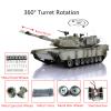 TOUCAN RC HOBBY 1/16 Henglong Snow 7.0 Customize Abrams RC Tank 3918 360 Turret Barrel Recoil for Age 14+ view 2