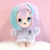 Fur Knit with Cross for Stuffed Toys, Lavender, Sewing Clothes, Kigurumi, Accessories, Kpopdoll Costume view 3