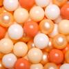 GOGOSO Pastel Baby Play Balls for Toddler Ball Pit Playpen Tent Birthday Party Plastic Toys,100 pcs, Orange Beige Gold view 1