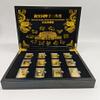 12pcs / Set Golden Chinese Zodiac Commemorative Medals from the Forbidden City, Exquisite Collectibles for Gifting (Christmas, Birthday) & Decor view 2