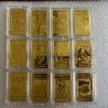 12pcs / Set Golden Chinese Zodiac Commemorative Medals from the Forbidden City, Exquisite Collectibles for Gifting (Christmas, Birthday) & Decor view 3