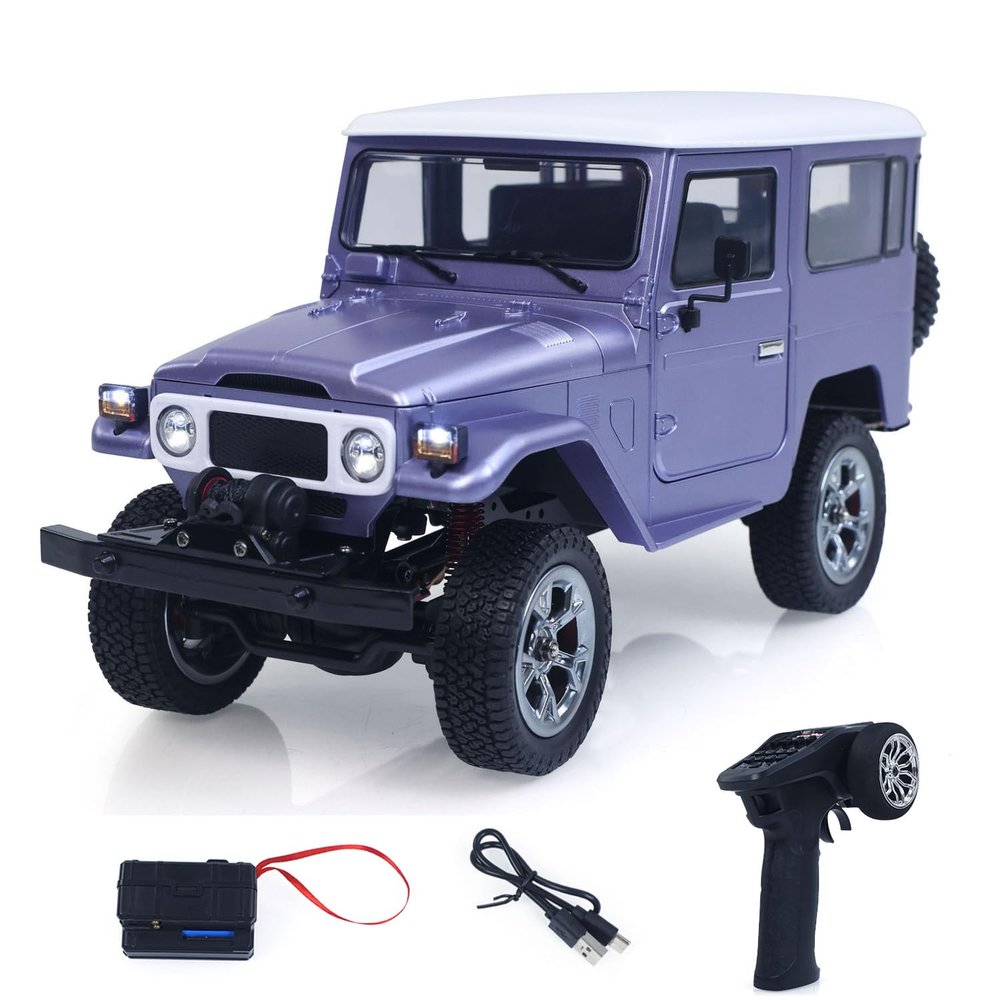 TOUCAN RC HOBBY 1/16 Radio Controlled Off Road Car HG4 211 AWD RC Crawler Model Metal Drive Shafts Smoke Unit Lights Sounds Effect RTR for Age 14+