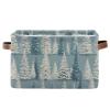 Aslsiy Storage Basket Retro Christmas Tree (2) Nursery Bins Baby Canvas Box Clothes Shelf Basket Laundry Hampers 1 Pcs view 1