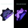 Flow Star UV-Reactive Juggling&Skill Toy Beginners Easy to Rotate Spinning Cloth Dapo Star (R07-style3) Black&Purple view 2